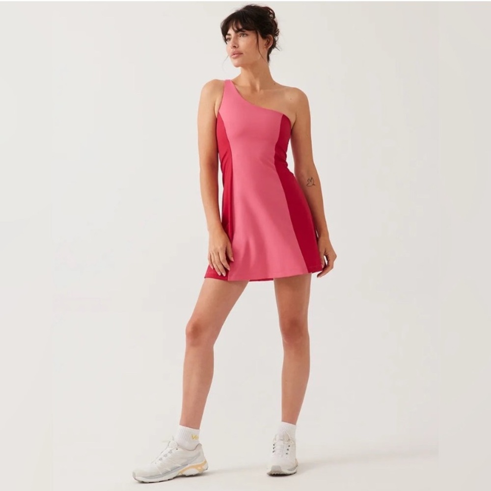 Outdoor Voices One Shoulder Exercise Dress Azalea and Ruby